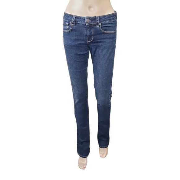 American Eagle Women’s 0 Long Super Stretch Skinny Jeans - Picture 1 of 9